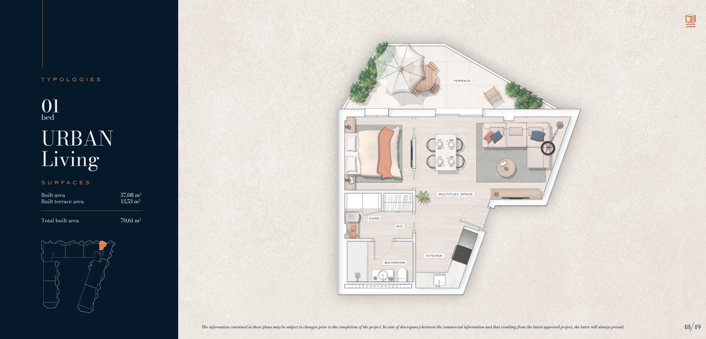 Urban Living · 57.08 m²