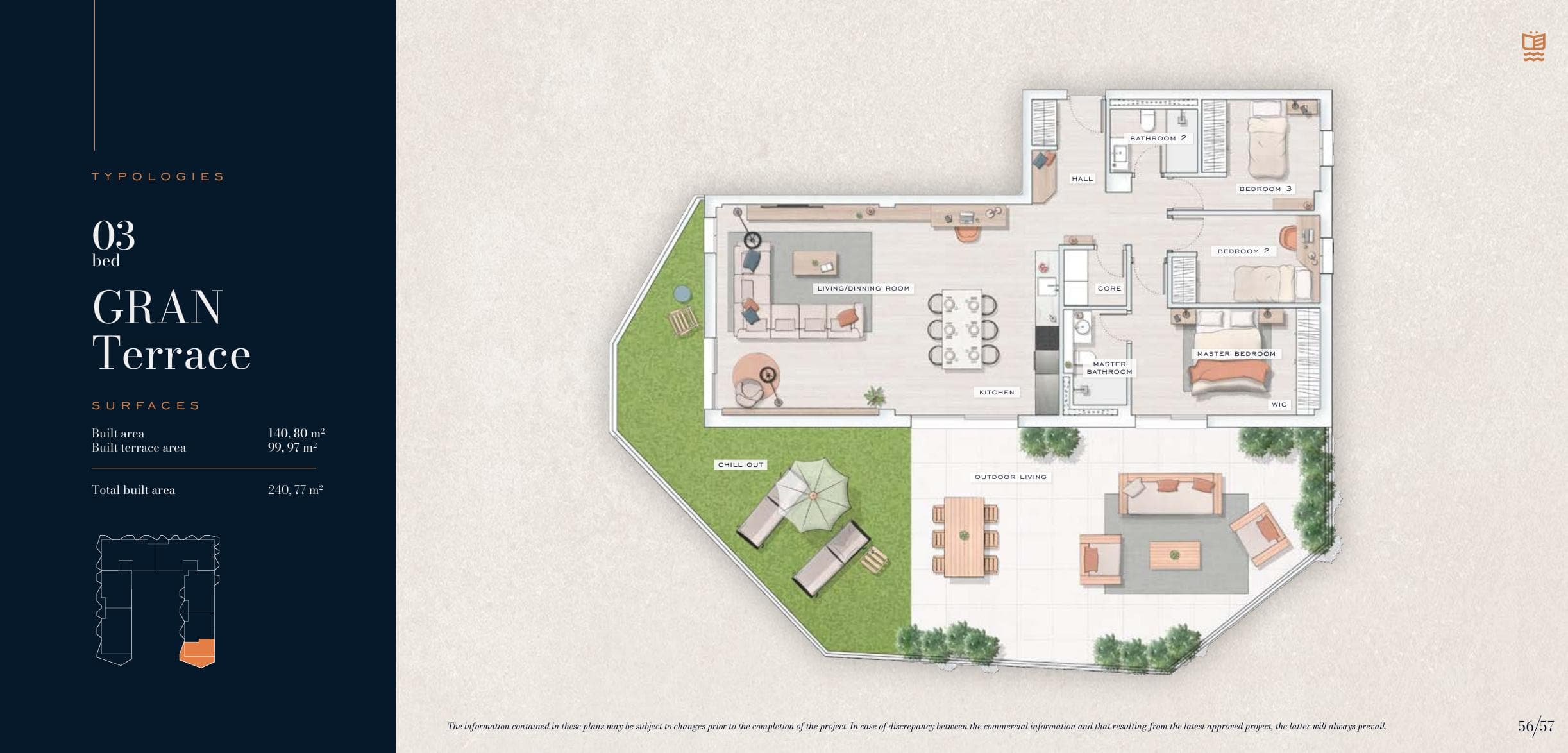Gran Terrace · 140.8 m²
