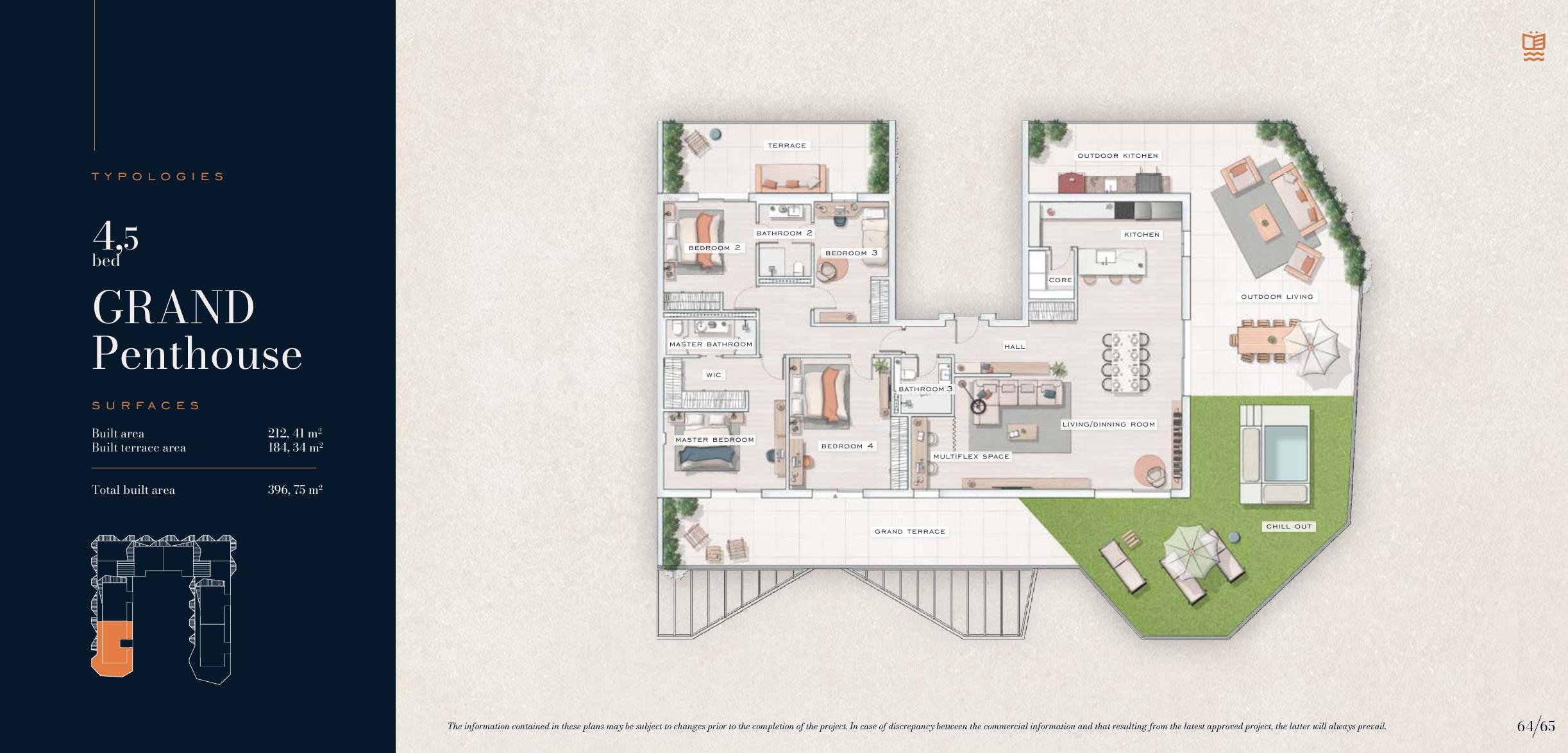 Grand Penthouse floor plan